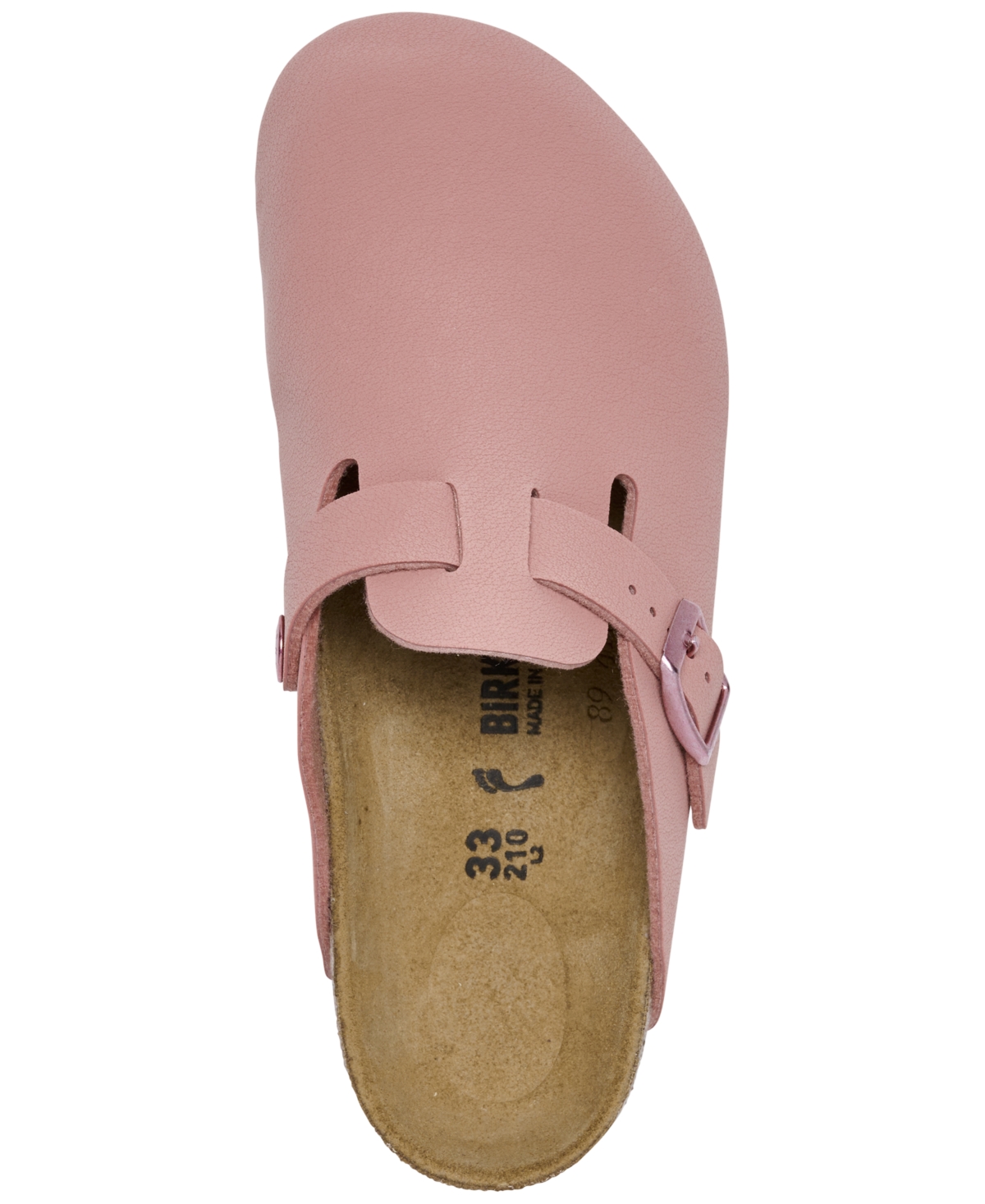 Birkenstock Unisex Boston Kid Suede Leather Clogs - Toddler, Little Kid In Pink Clay