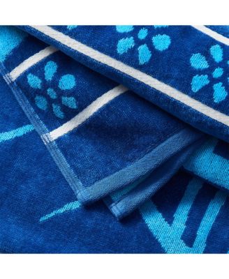 100% Cotton Jacquard 2 Pack Summer Beach Towels