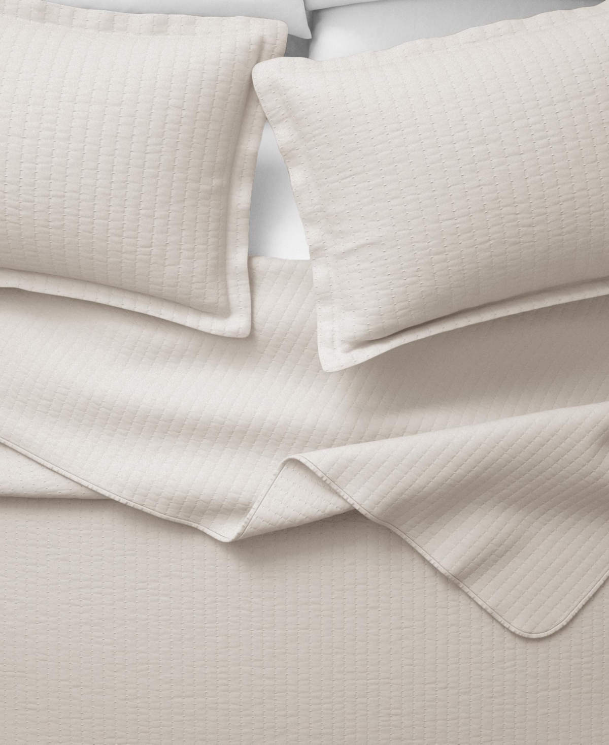 Linery & Co. Detailed Channel Stitch Microfiber Quilt Set With Shams