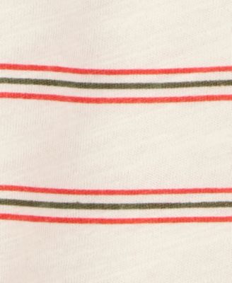 Toddler Boys Striped Slub Jersey Henley T-Shirt