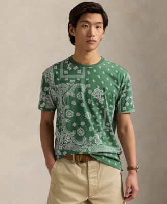 Polo Ralph Lauren Men's Classic-Fit Bandanna Jersey T-Shirt - Macy's