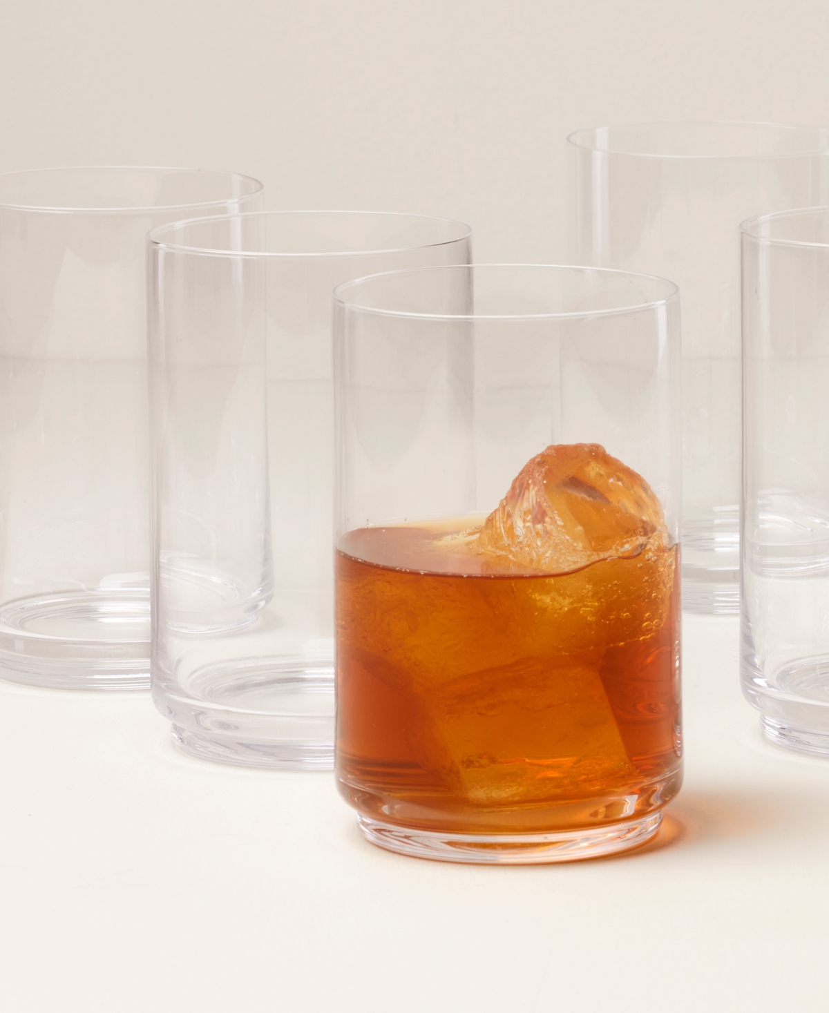 Lenox Tuscany Classics Stackable Cooler Glasses, Set Of 6 In Clear