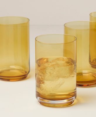 Tuscany Classics Stackable Cooler Glasses, Set of 4