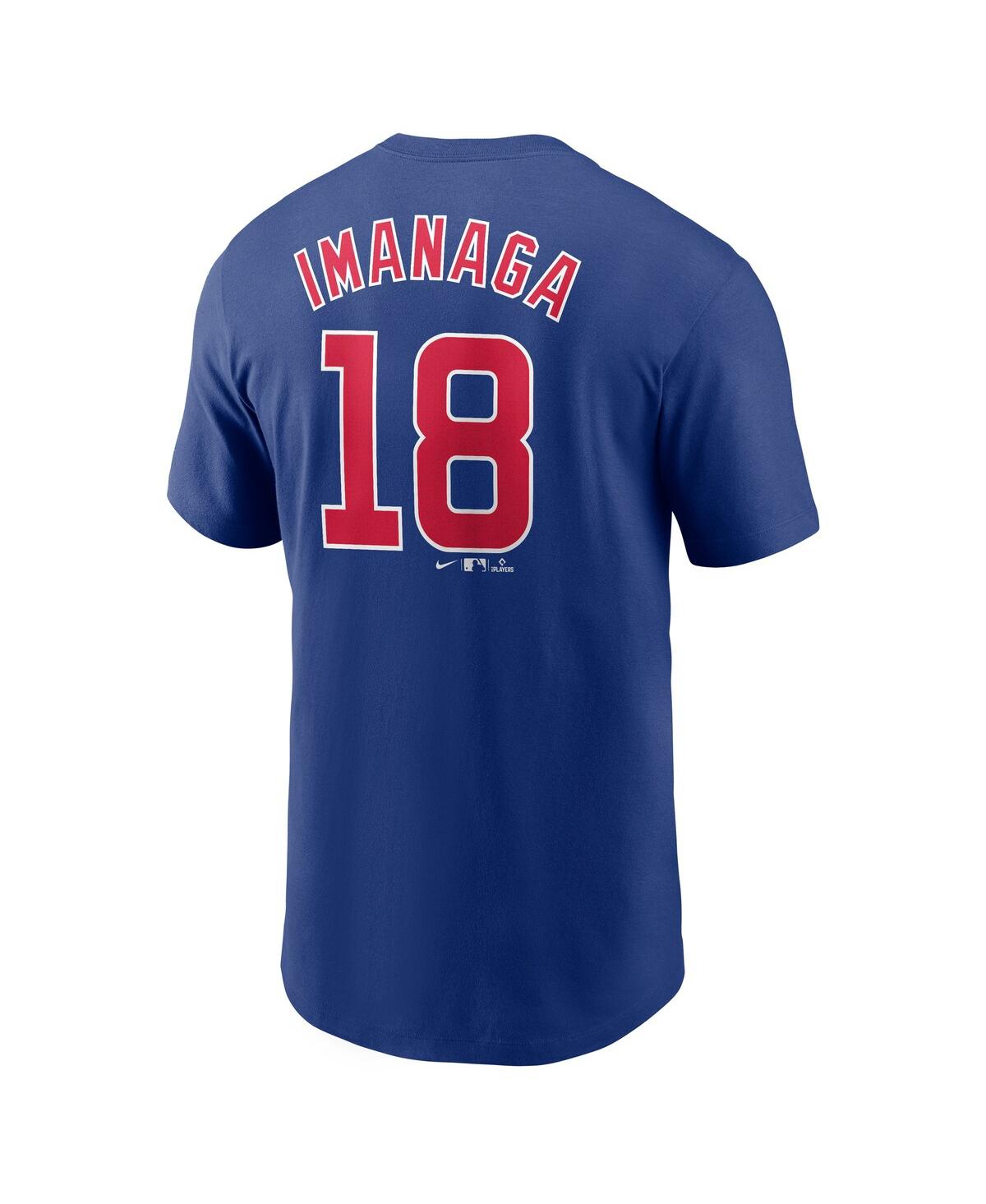 Nike Men's Shota Imanaga Royal Chicago Cubs 2025 Mlb World Tour: Tokyo Series Name Number T-shirt In Blue