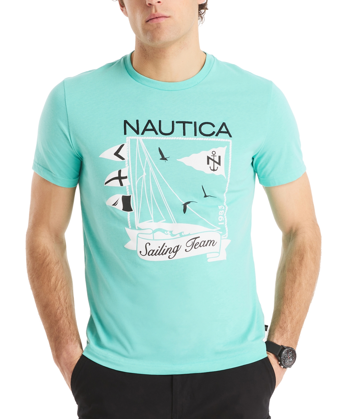 Sailing Team Graphic T-Shirt - Poolsdaqua