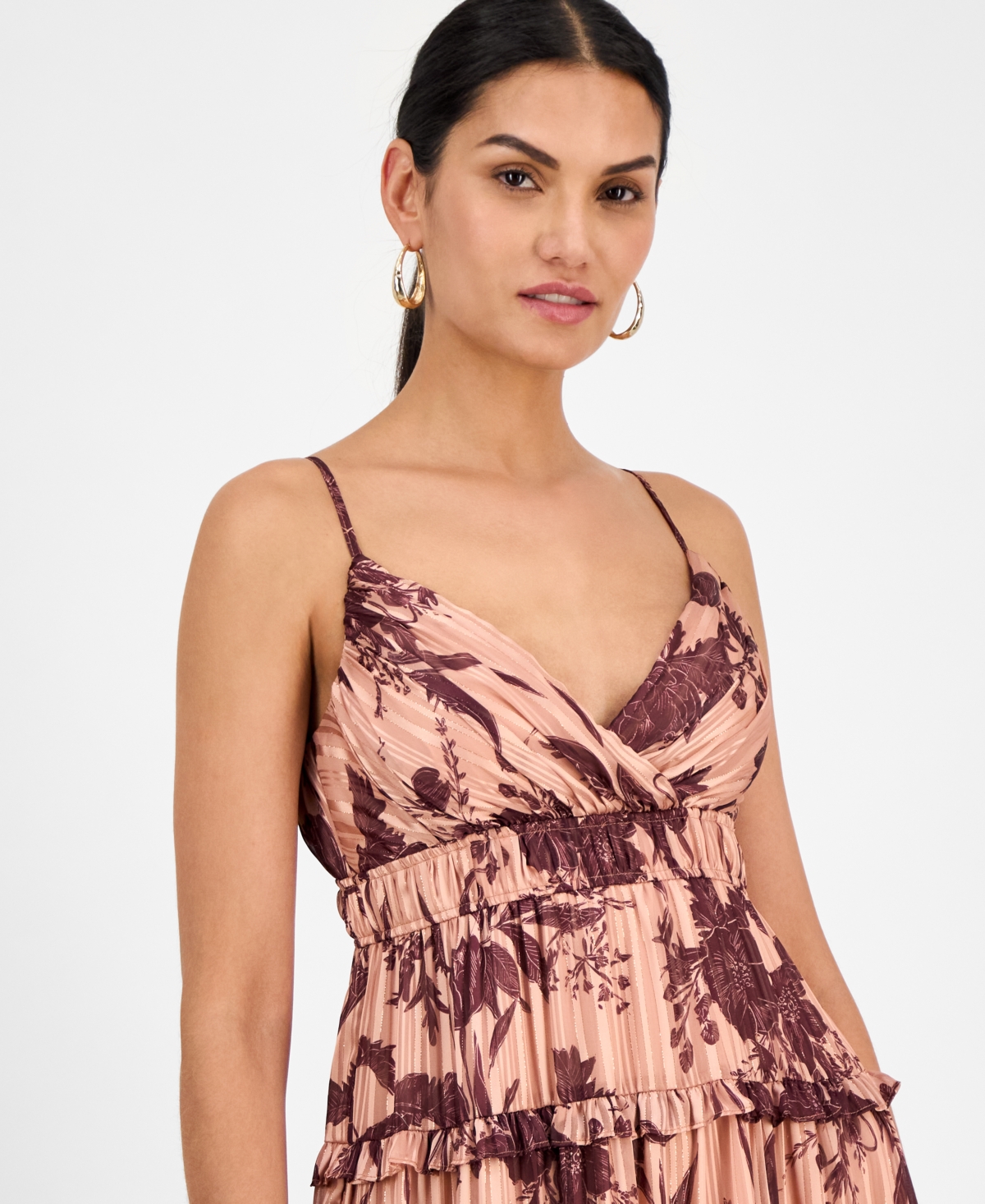Rachel Rachel Roy Women's Chloe Floral-chiffon Tiered Maxi Dress