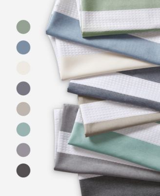 Spa Waffle 3M-Scotchgard™ Shower Curtain, 72" x  72"