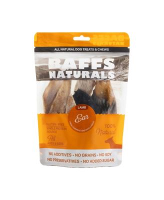 BAFFS NATURALS All-Natural Premium Lamb Ear Dog Chews – 3.5oz Bag