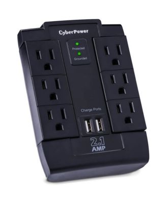 6 Outlet 2 USB Surge Protector