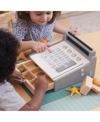 Kaplan Early Learning Dramatic Play Wooden Cash Register