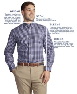 Men's Signature Micro Gingham Short Sleeve Shirt
