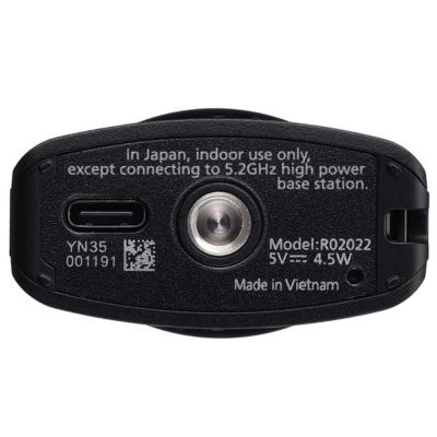 RICOH THETA Z1 51GB Black 360° camera, two 1.0-inch back-illuminated CMOS sensors, increased 51GB internal memory, 23MP images, 4K video