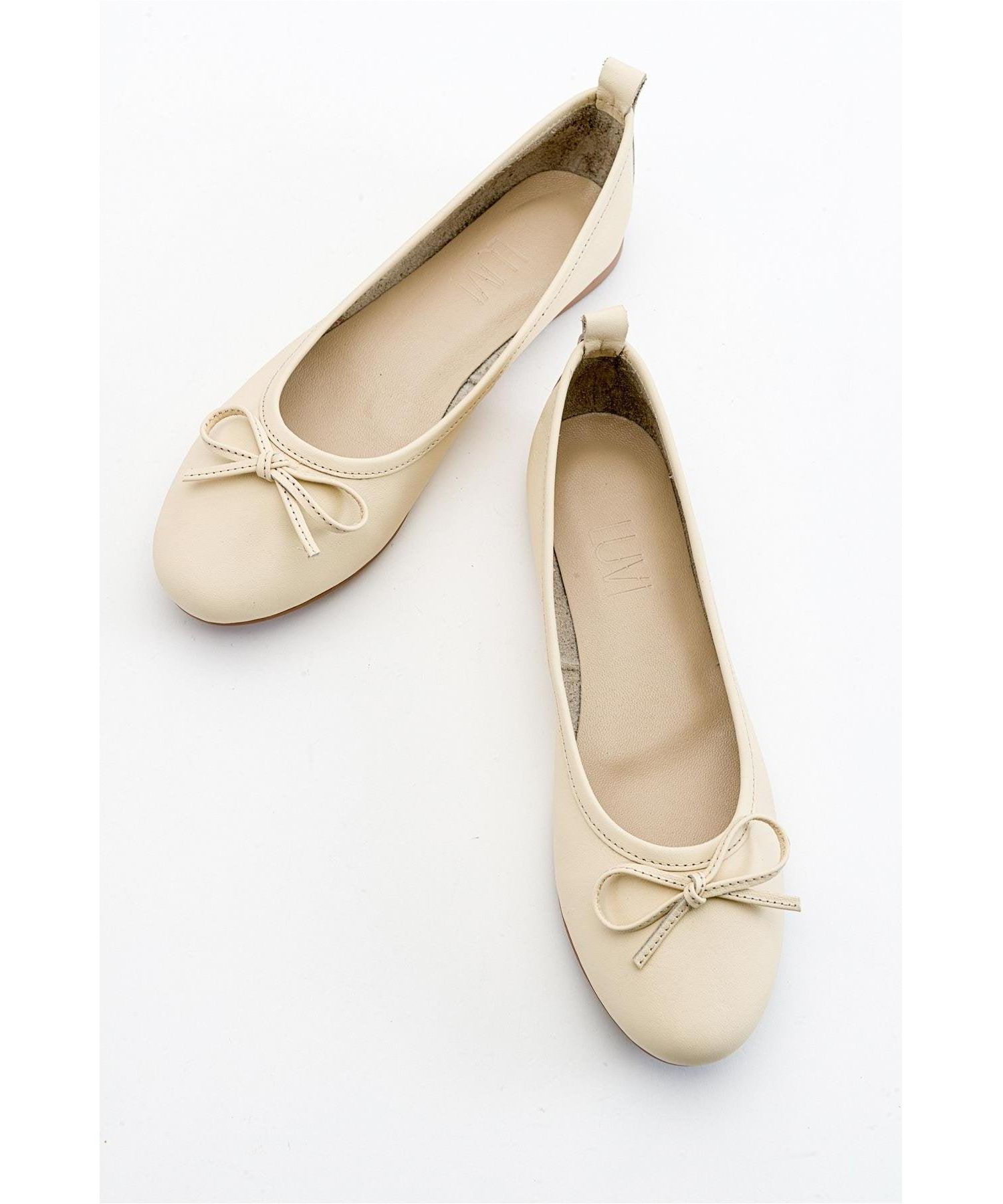 Women's Florence Leather Ballerina Flats