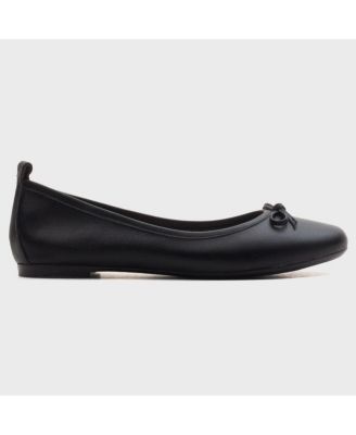 Florence Leather Ballerina Flats