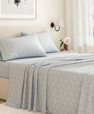 Ultra-Soft Turkish Cotton Flannel Winter Floral Print Sheet