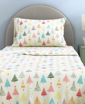 Ultra-Soft Turkish Cotton Flannel Winter Floral Print Sheet