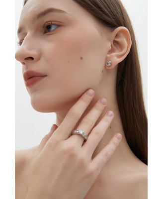 Skyler Molten Cubic Zirconia Stud Earrings