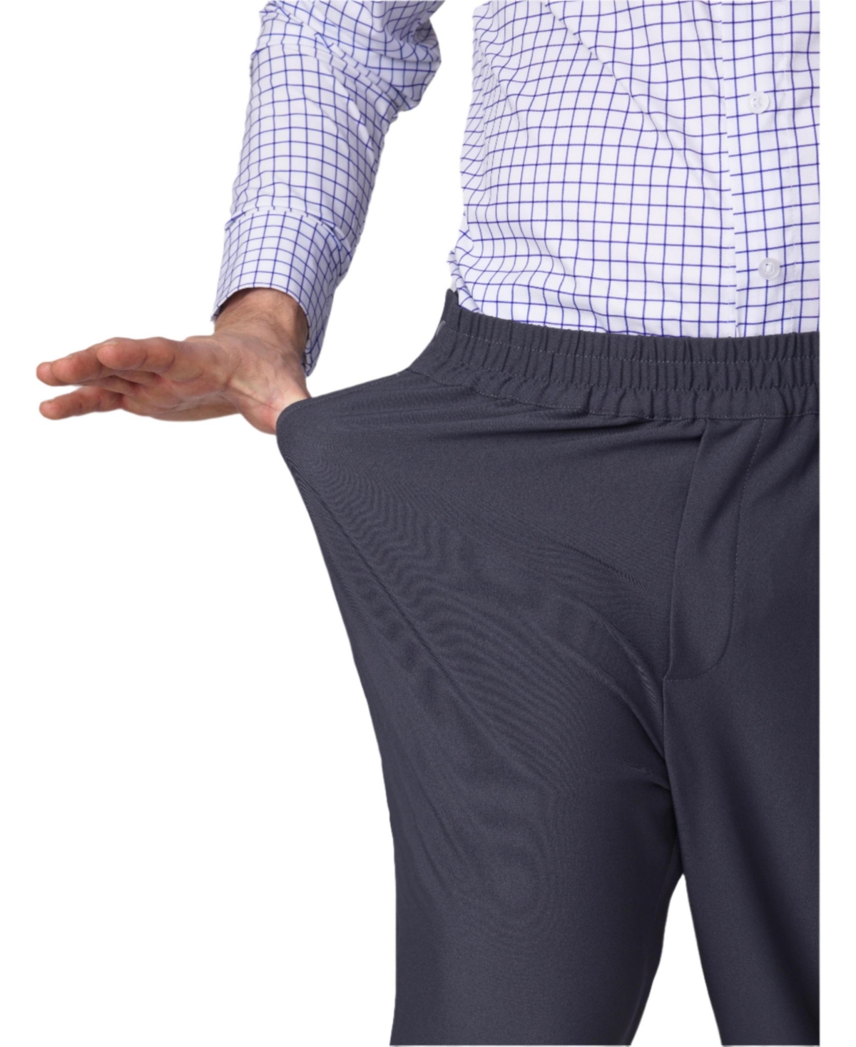JOE & BELLA MEN'S CAREZIPS ADAPTIVE THREE-ZIPPER ADAPTIVE PANTS. 