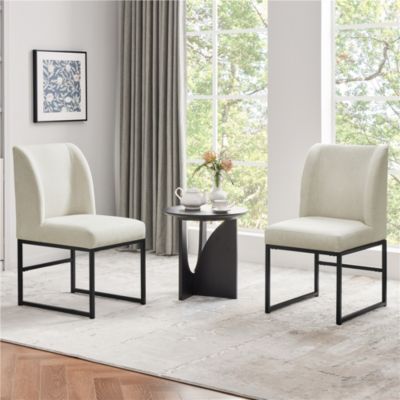 Upholstered Fabric Dining Room Chairs