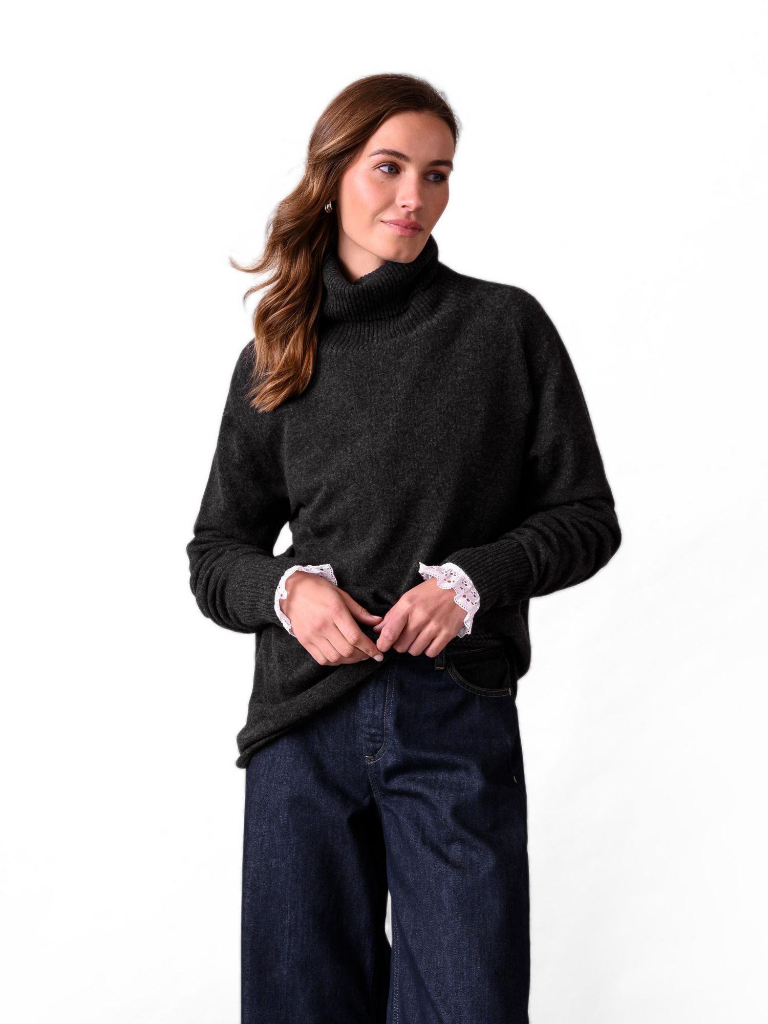 Women's Geelong Wool Slouch Turtleneck Sweater