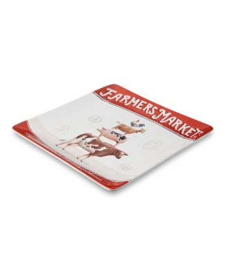 Vintage Farm Square Platter