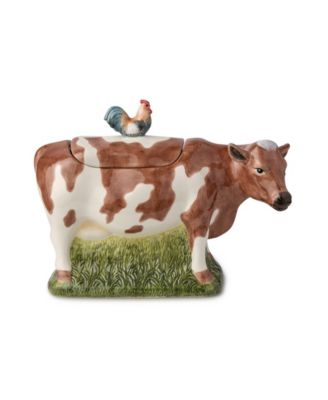 Vintage Farm 3-D Cow Cookie Jar