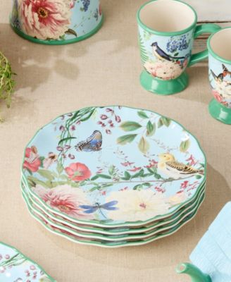 Flora Dinner Plates, Set of 4