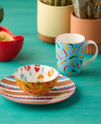 Caliente Salad Plates, Set of 6, Service for 6