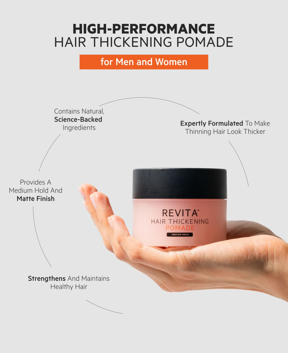 DS LABORATORIES REVITA HAIR THICKENING POMADE, 100 ML 