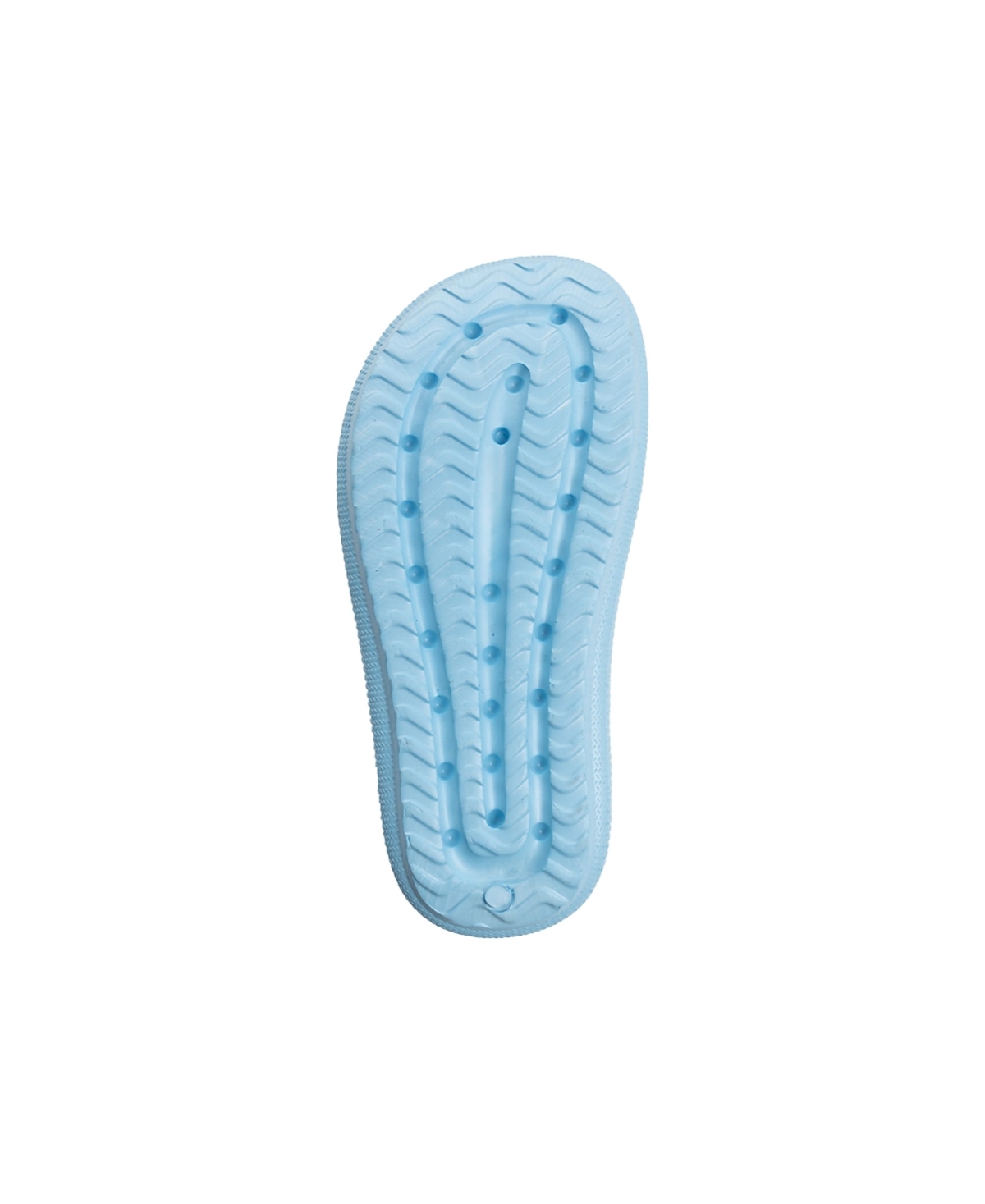 Bebe Little And Big Girls Stylish And Comfortable Summer Platform With Starfish Charm Slides In Light Pastel Blue