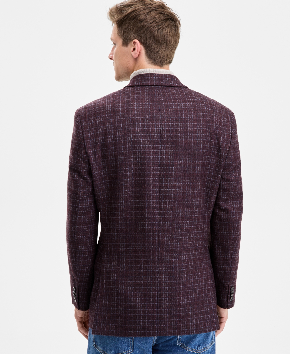 Tommy Hilfiger Men's Modern-fit Patterned Sport Coat In Brown