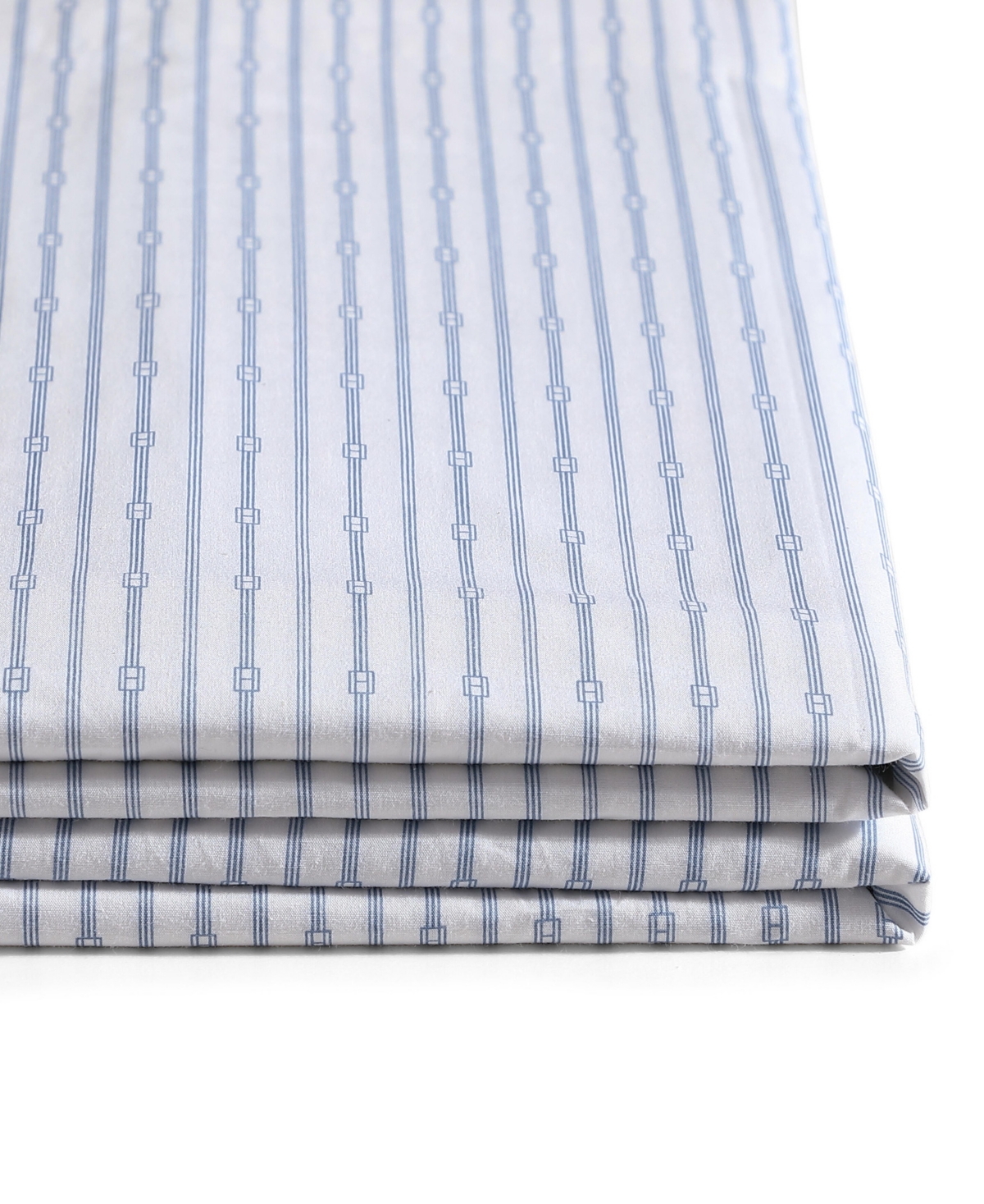 TOMMY HILFIGER PRINTED 200-THREAD COUNT COTTON PERCALE 3-PC. SHEET SET, TWIN XL 