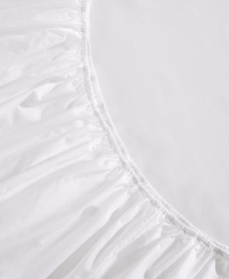 Solid 200-Thread Count Cotton Percale 3-Pc. Sheet Set, Twin