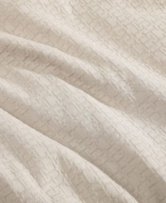 Monogram Matelasse 3-Pc. Comforter Set, Full/Queen