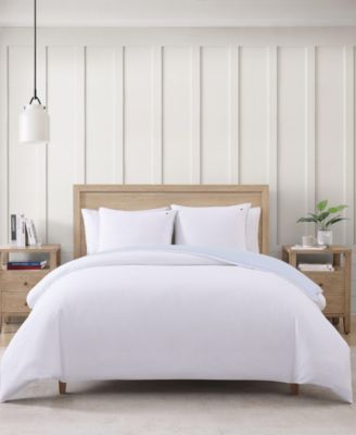 Micro Pique 3-Pc. Duvet Cover Set, Full/Queen