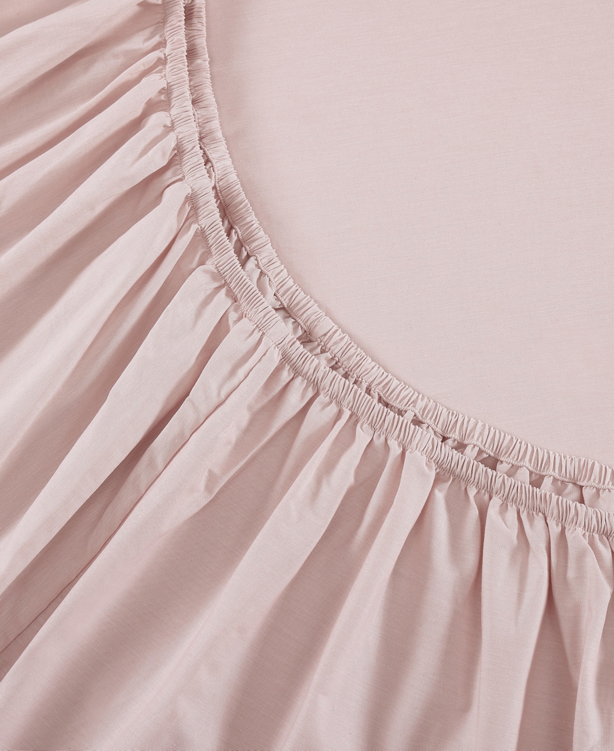 Tommy Hilfiger Solid 144-thread Count Cotton Chambray Washed 4-pc. Sheet Set, Queen In Pink