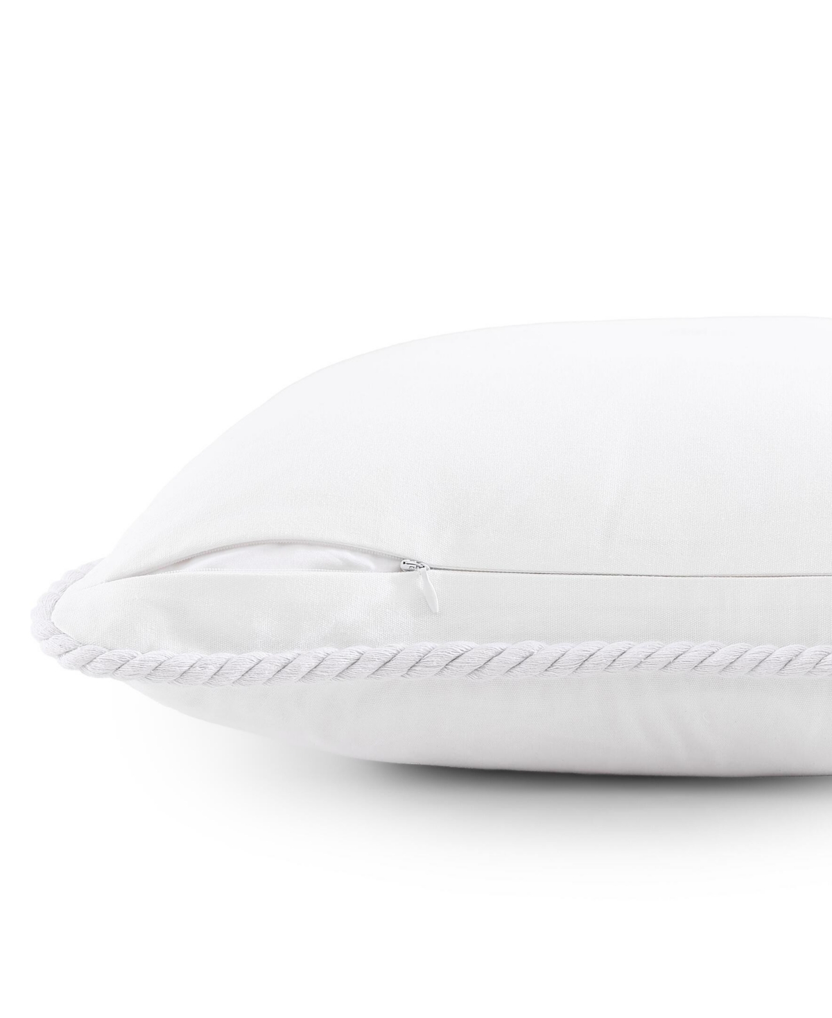 Tommy Hilfiger Anchor With Rope Cotton Canvas Decorative Pillow In White