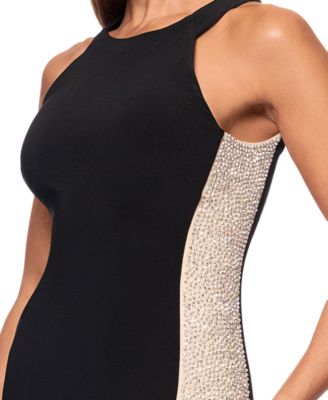 xscape beaded bodycon dress Amazon.com: Xscape Women's Beaded Half Sleeve Knee Length Bodycon Cocktail  Formal Dress, Black/Nude/Silver, 4 : Clothing, Shoes & Jewelry