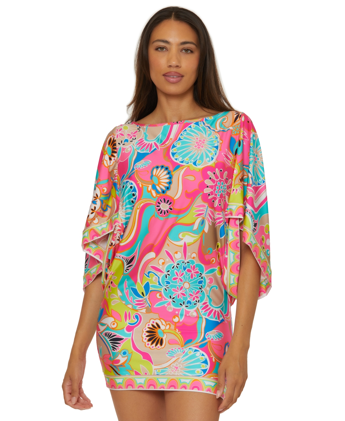 TRINA TURK WOMEN'S VENUS SWIM TUNIC COVER-UP 