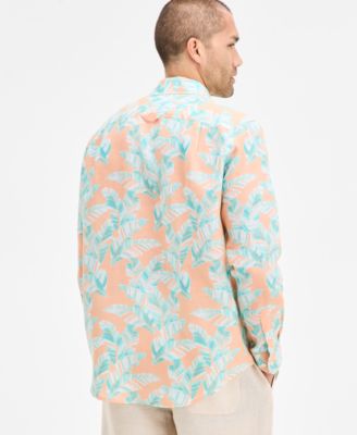 Men's Leaf-Print Shirt, Exclusively at Macy's