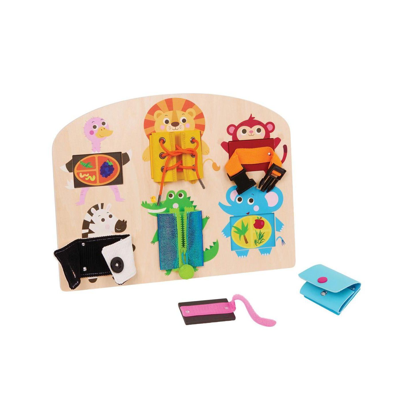 Детская игрушка Battat What's in My Tummy Fine Motor Skills Activity Board, Ages 3+, цвет: Разноцветный — фото 2