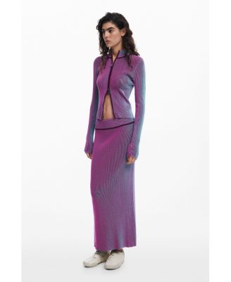 Women's Vertical striped skirt