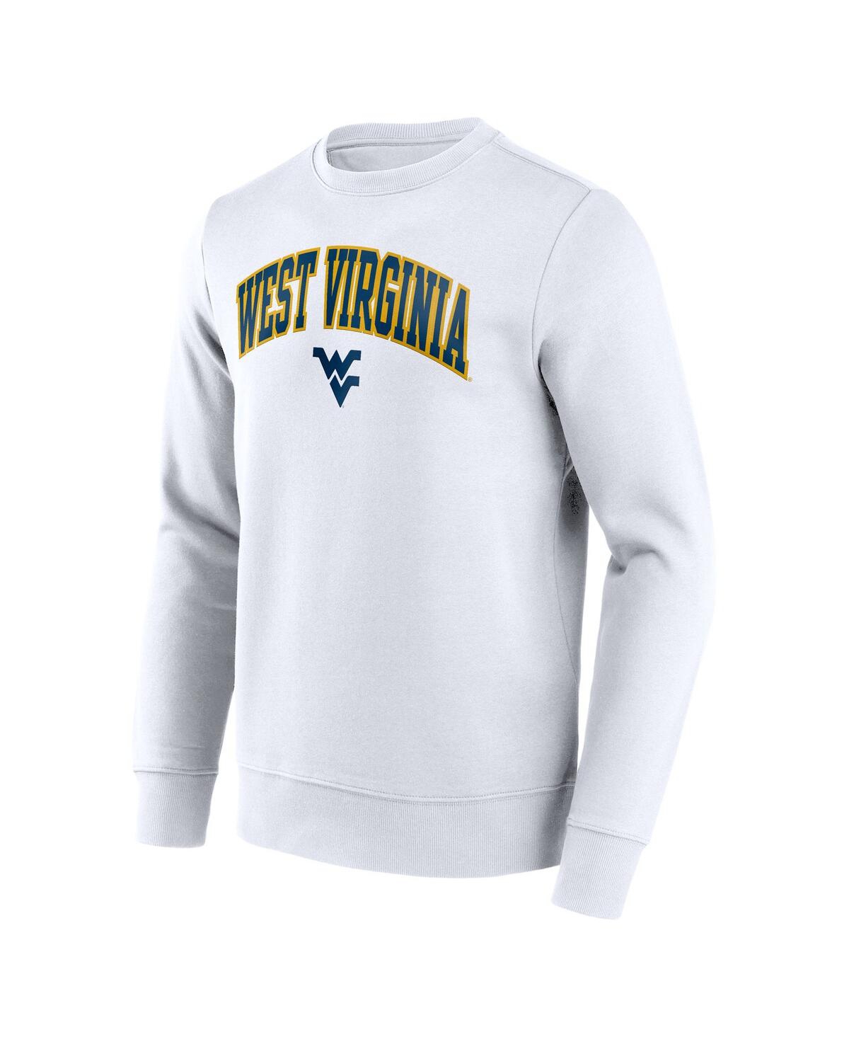 Fanatics Men's White West Virginia Mountaineers Core Long Sleeve T-shirt In White