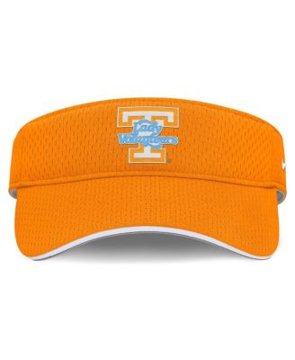 Men's and Women's White Tennessee Volunteers 2025 Dugout Softball Ace Performance Adjustable Visor Hat