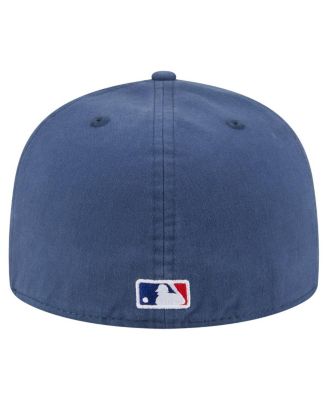 Men's Blue Los Angeles Dodgers Championship Side Flag A-Frame 59FIFTY Fitted Hat