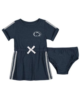 Colosseum - Baby Boys and Girls Navy Penn State Nittany Lions Xur Dress and Bloomer Set