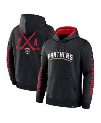 Fanatics - Men's  Black Florida Panthers Big City Legacy Fleece Pullover Hoodie