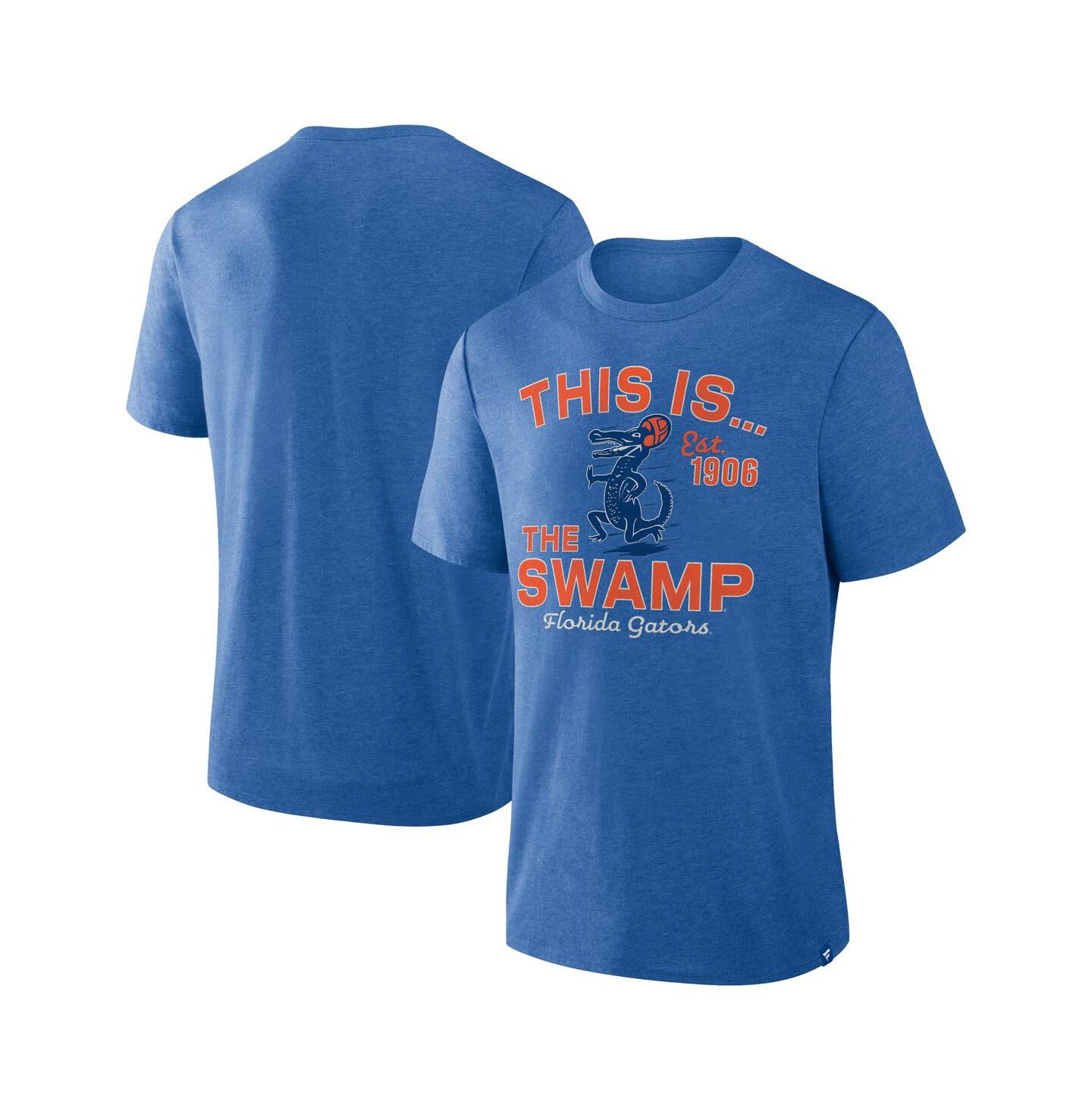 Мужская футболка Fanatics Royal Florida Gators Dynamic Showdown Tri-Blend — фото 1