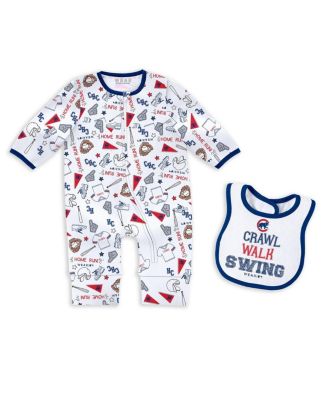 WEAR by Erin Andrews - Baby Boys and Girls  Chicago Cubs Sleep  Play Set