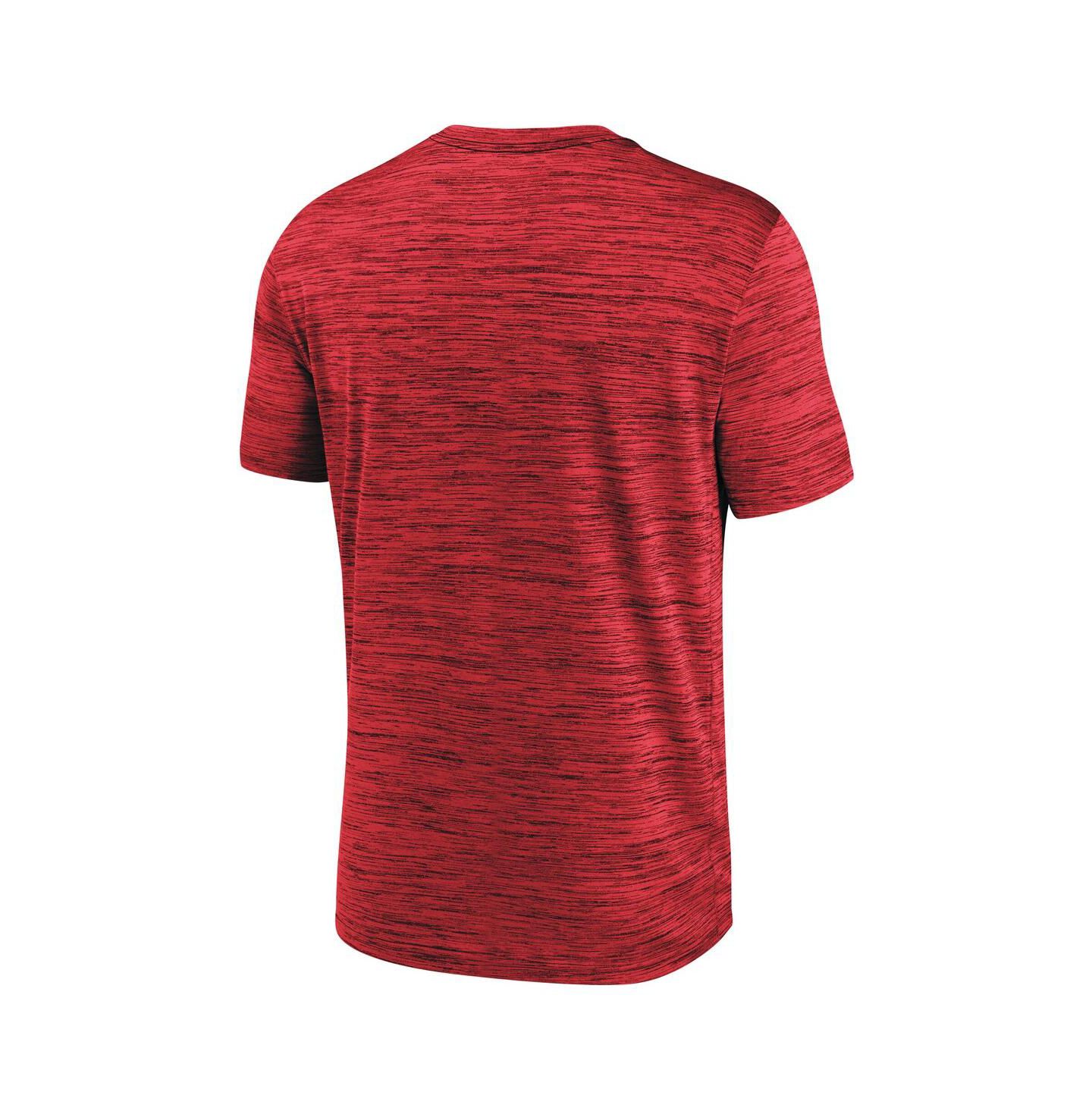 Мужская футболка Nike Red Texas Rangers Authentic Collection Velocity Performance Practice — фото 3
